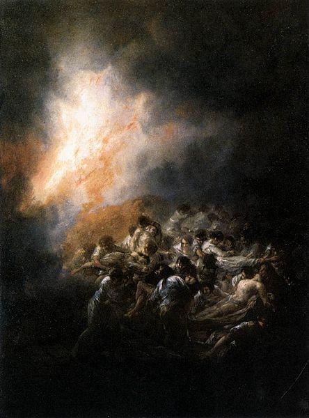Francisco de Goya Fire at Night oil painting image